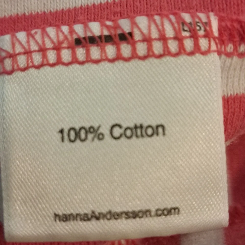 Hanna Andersson Girls Cotton Knit Striped Dress - Picture 5 of 5